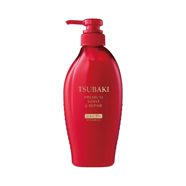 Tsubaki Premium Moist Repair Shampoo 490ml - camellia oil Japanese shampoo for dry damaged hair