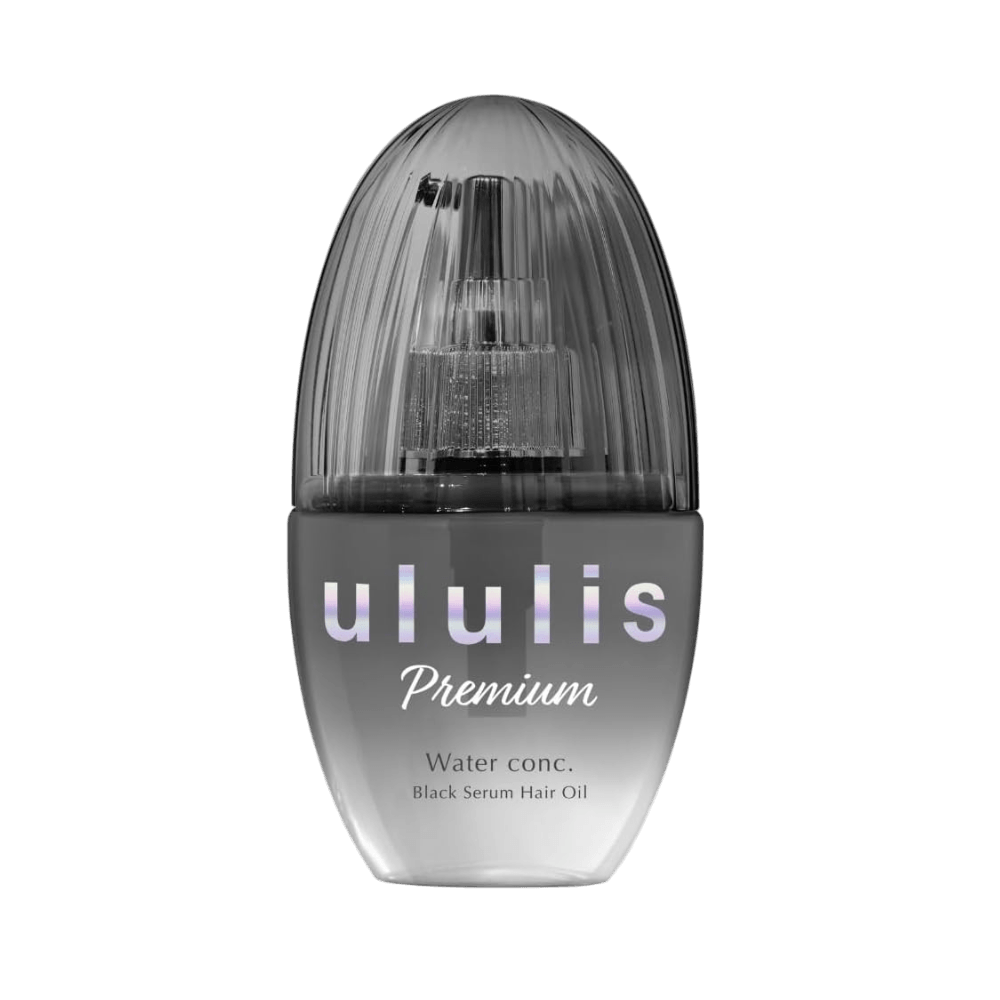Ululis Premium Water Conc Black Serum Hair Oil 100ml water-based repair formula for sleek and bright hair