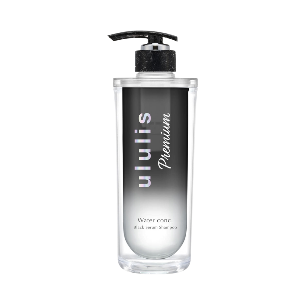 Ululis Premium Water Conc Black Serum Shampoo 340ml - PDRN repair shampoo for damaged colour-treated hair