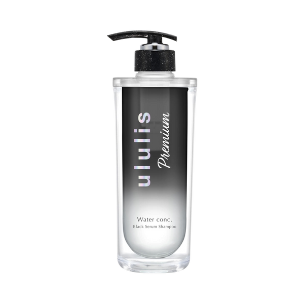 Ululis Premium Water Conc Black Serum Shampoo 340ml - PDRN repair shampoo for damaged colour-treated hair