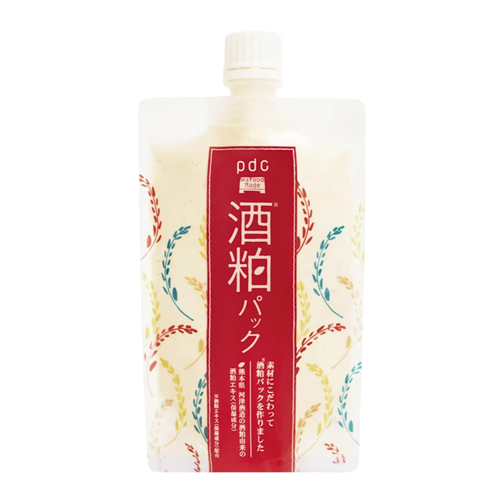 Wafood Made Sake Lees Face Pack 170g - Japanese fermented rice wash-off mask for glass skin