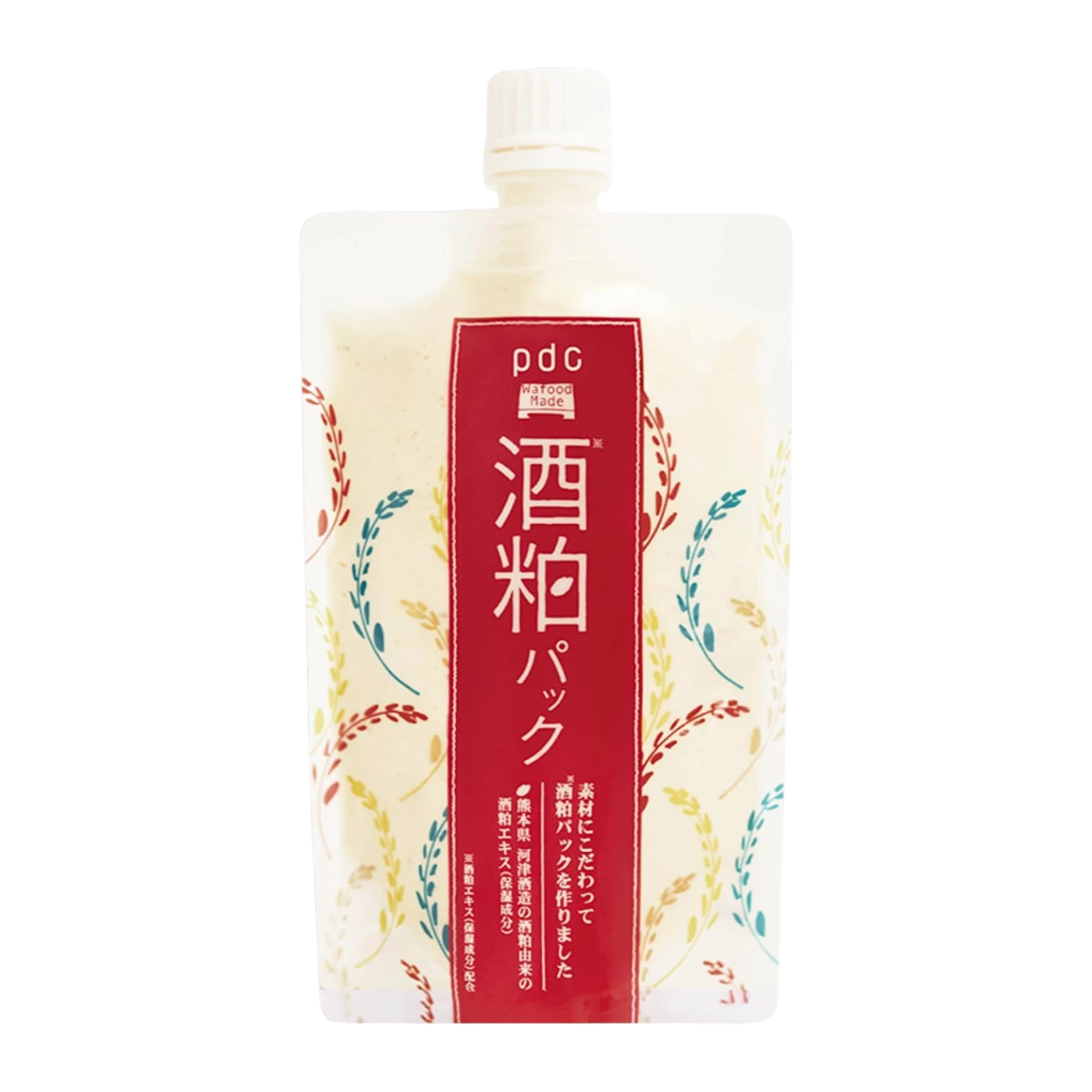Wafood Made Sake Lees Face Pack 170g - Japanese fermented rice wash-off mask for glass skin