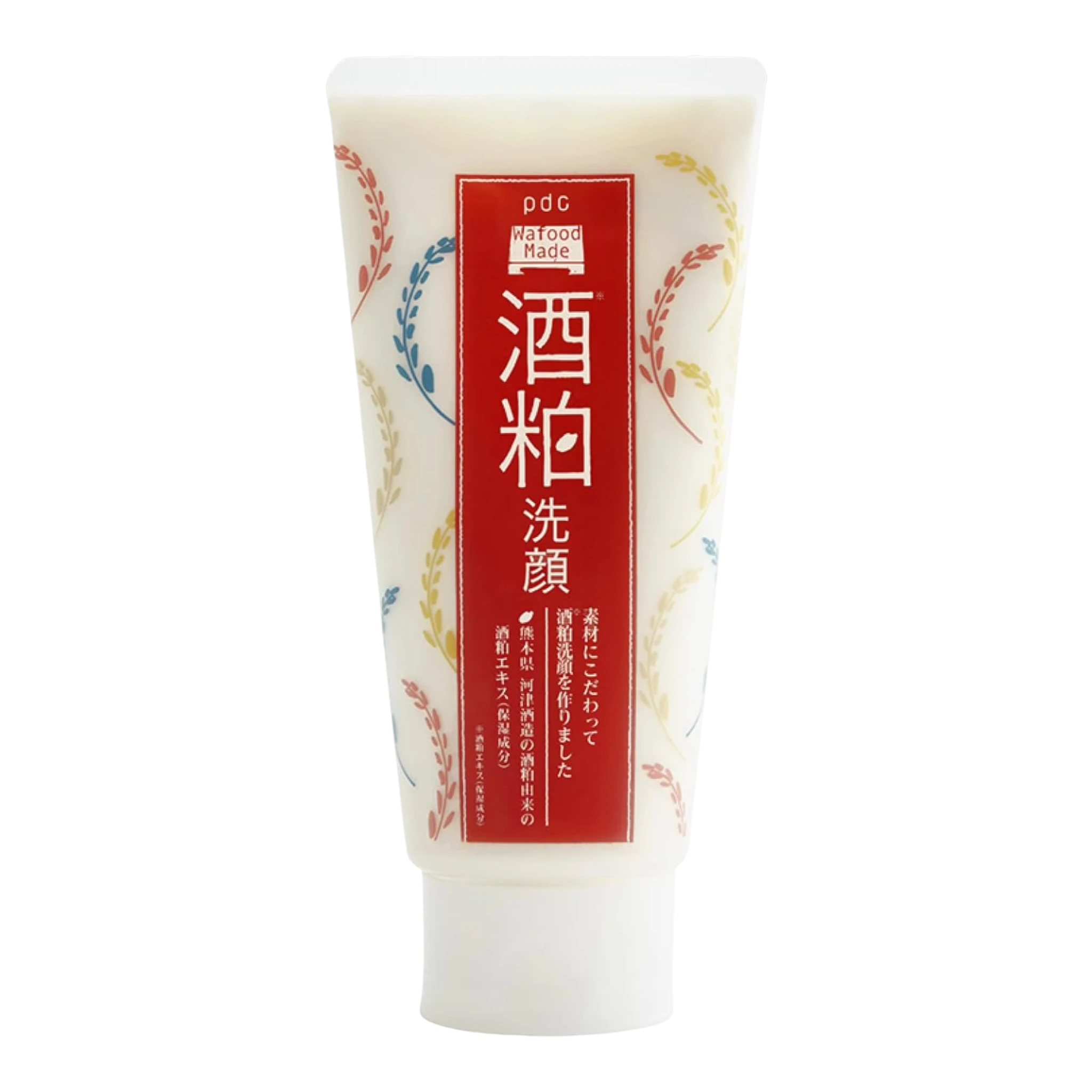 Wafood Made Sake Lees Face Wash 170g - Japanese fermented rice cleanser for soft bright skin