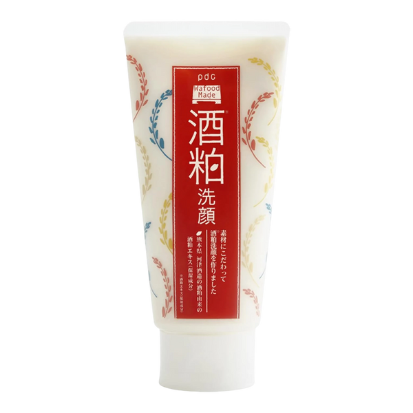 Wafood Made Sake Lees Face Wash 170g - Japanese fermented rice cleanser for soft bright skin
