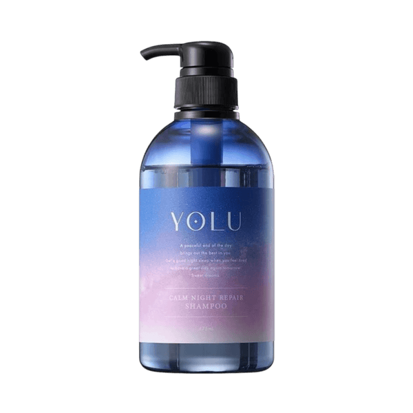 Yolu Calm Night Repair Shampoo 440ml - overnight repair Japanese shampoo for damaged frizzy hair