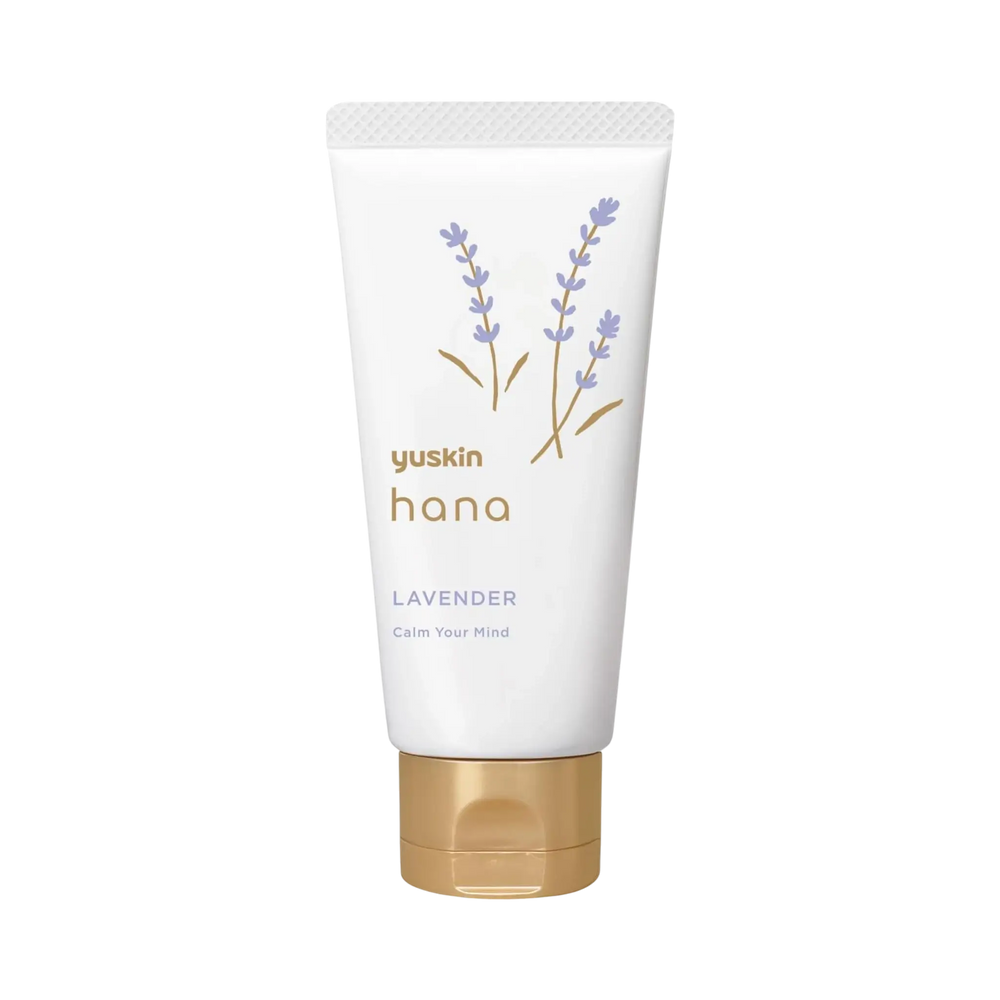 Yuskin Hana Hand Cream Lavender 50g - Japanese medicated hand cream for very dry rough hands