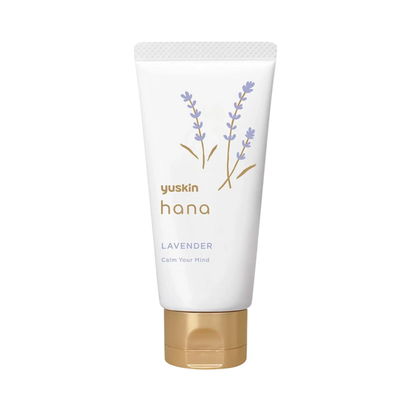 Yuskin Hana Hand Cream Lavender 50g - Japanese medicated hand cream for very dry rough hands