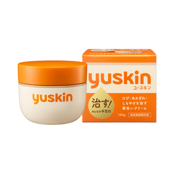 Yuskin Medicated Cream 120g - Japanese vitamin-enriched cream for very dry rough cracked skin